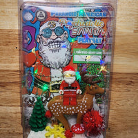 Psychedelic Santa Playset - Limited Edition Custom Toy