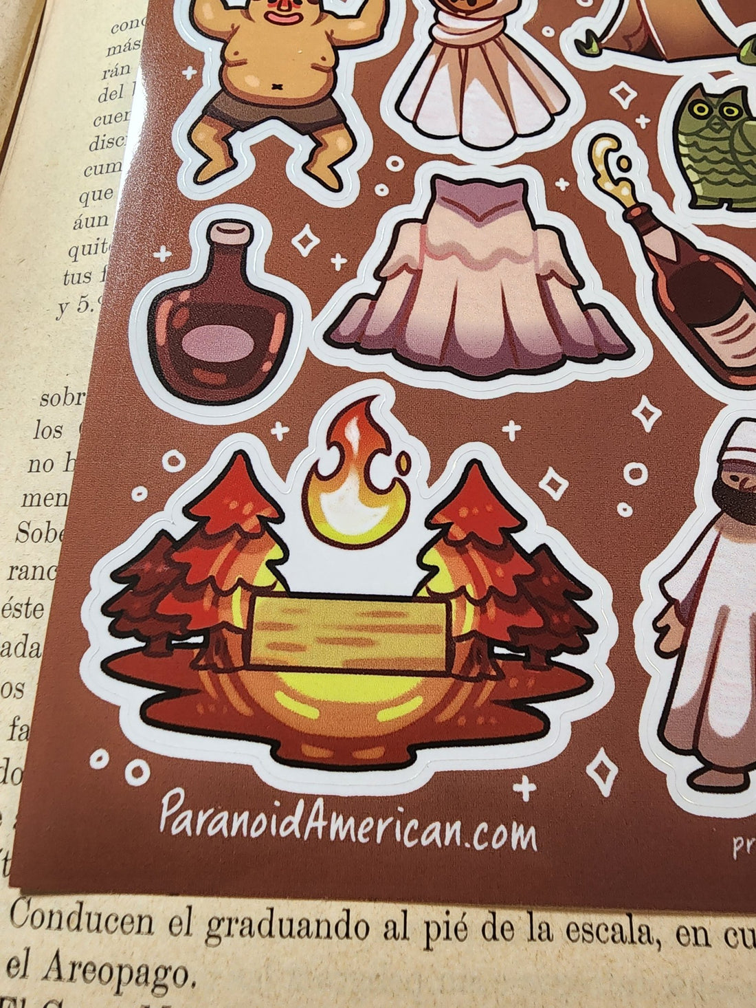 Conspiracy Occult Sticker Sheet Secret Society Bohemian Grove Cremation of Care