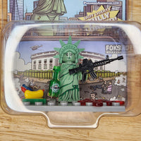America F*** Yeah! Playset - Patriotic Limited Edition Custom Toy - Paranoid American