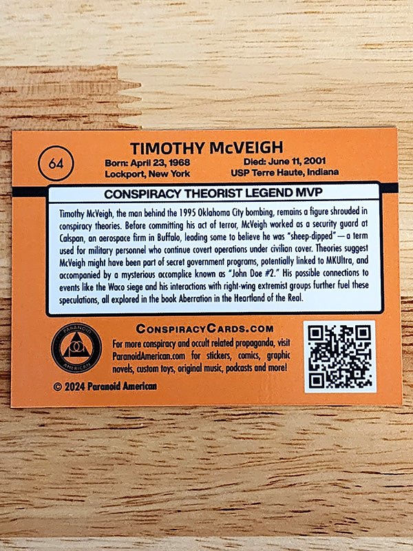 Conspiracy Cards: Conspiracy Trading Cards