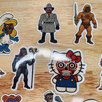 Cartoon Cabal They Live Sticker Pack (20 Stickers) - Paranoid American