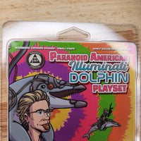 Illuminati Dolphin Playset - MK - ULTRA Limited Edition Custom Toy - Paranoid American