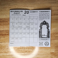 Occult Calendar Day Planner - Secret Dates, Ciphers & Hidden History - Paranoid American