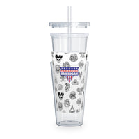 Paranoid American Tumbler with Straw - Paranoid American