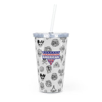 Paranoid American Tumbler with Straw - Paranoid American