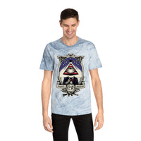Paranoid American x Alex Hovey (Tie Dye Blue Colorblast Shirt) - Paranoid American