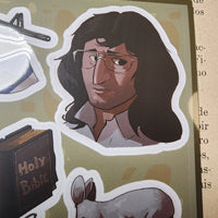 Waco Branch Davidian Sticker Sheet - Paranoid American