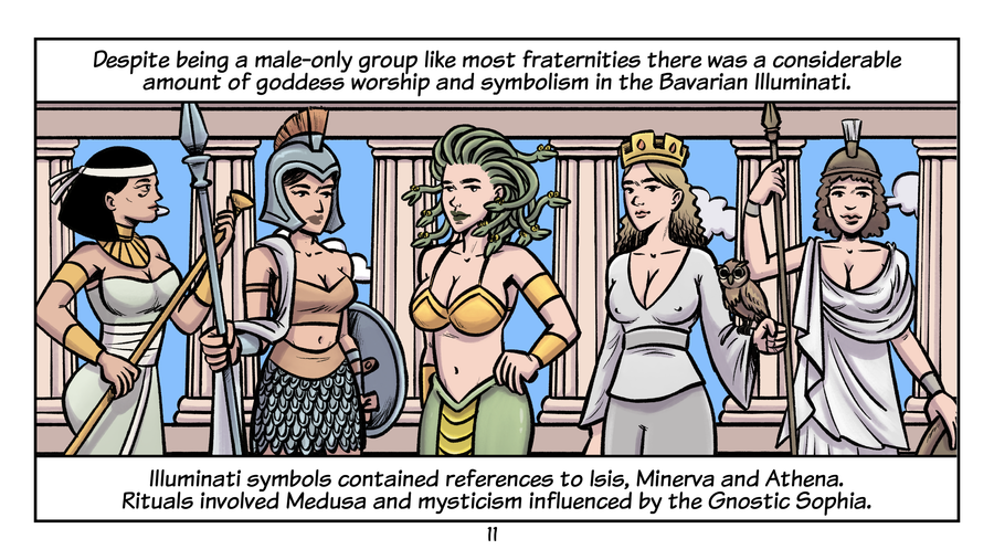 Illuminati Exposed: Comic Book Guide to Freemasons, Knights Templar & Secret History