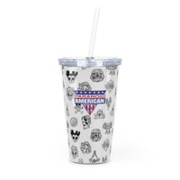 Paranoid American Tumbler with Straw