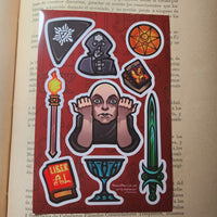 Crowley Liber "Do As Thou Wilt" Sticker Sheet