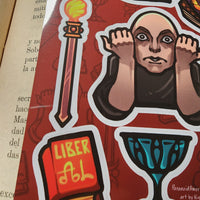 Crowley Liber "Do As Thou Wilt" Sticker Sheet