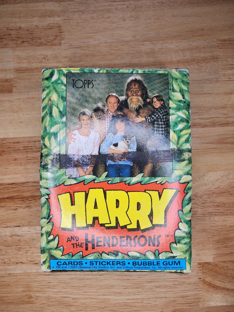 Harry and the Hendersons Trading Cards (1 sealed pack)