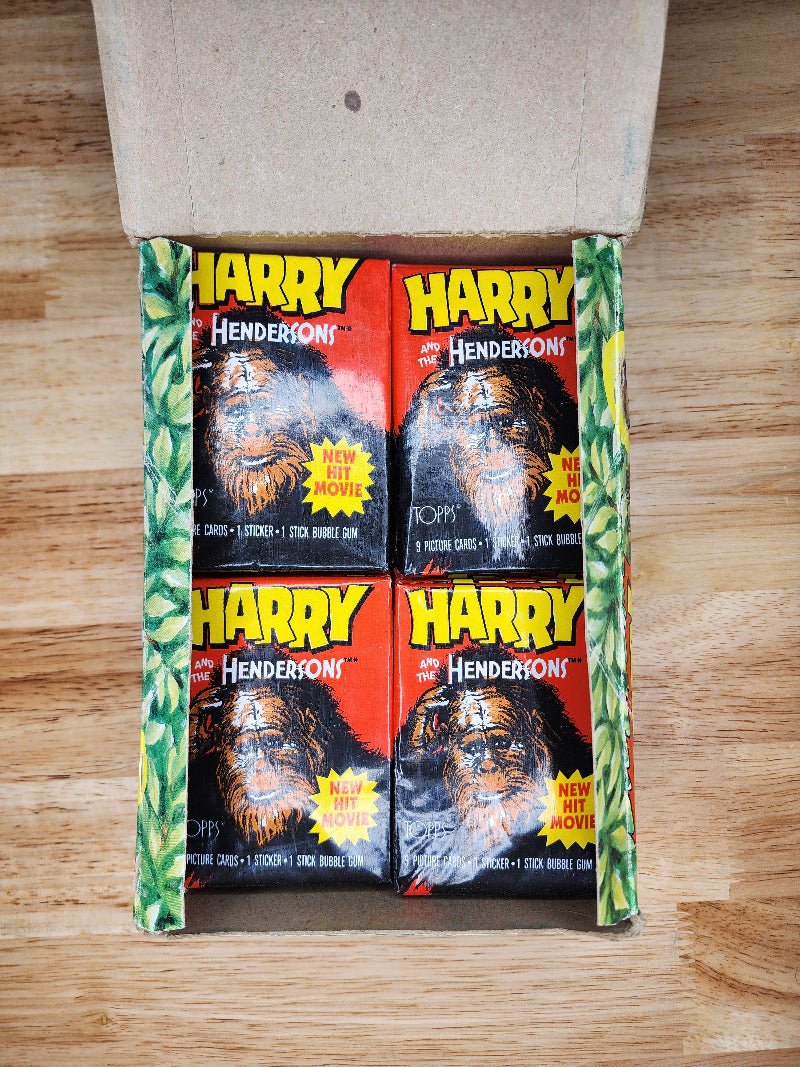 Harry and the Hendersons Trading Cards (1 sealed pack)