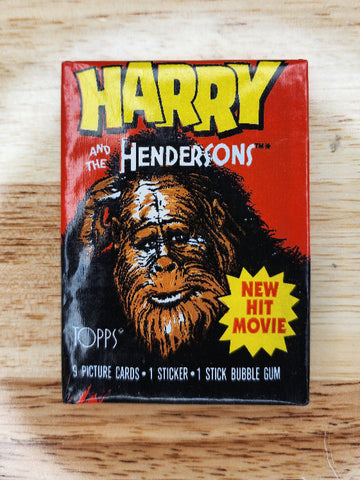 Harry and the Hendersons Trading Cards (1 sealed pack)