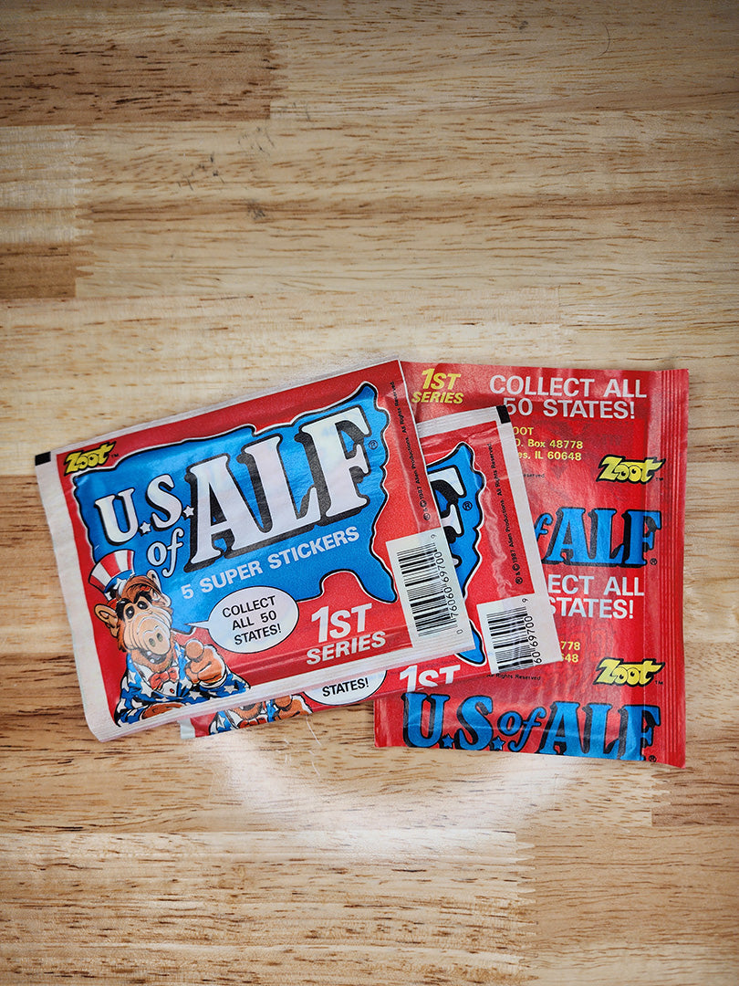 US of ALF "Super Stickers" (1 sealed pack)