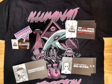 Illuminati Street Team Bundle (Exclusive Shirt + 20 Mini-comics)