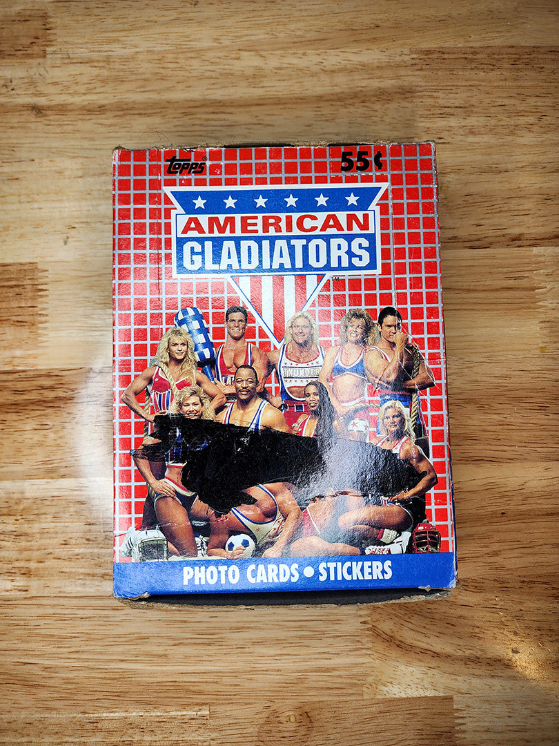 American Gladiators trading cards (1 sealed pack)