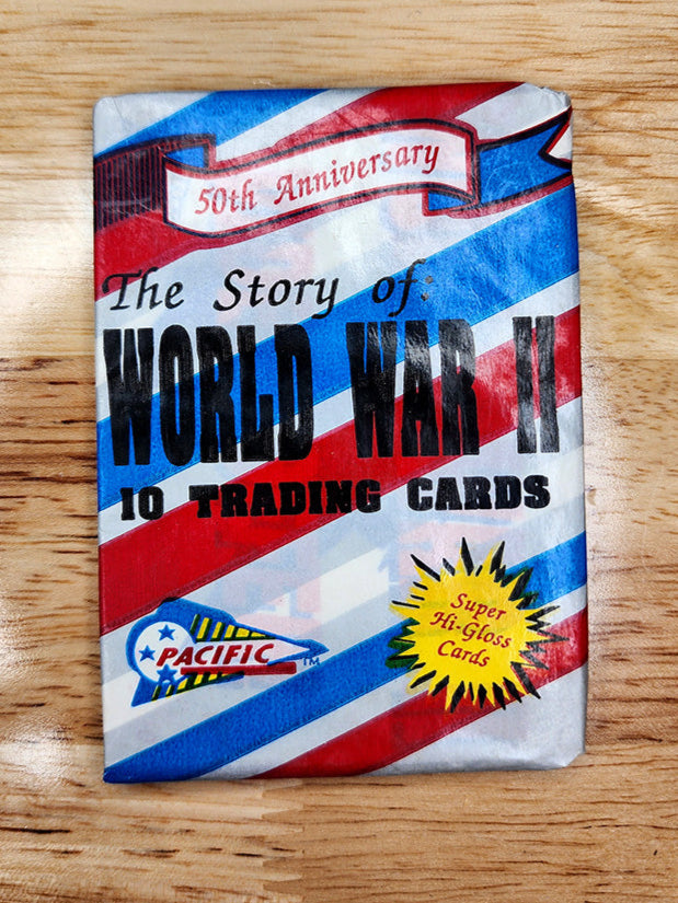 World War II Trading Cards (1 sealed pack)