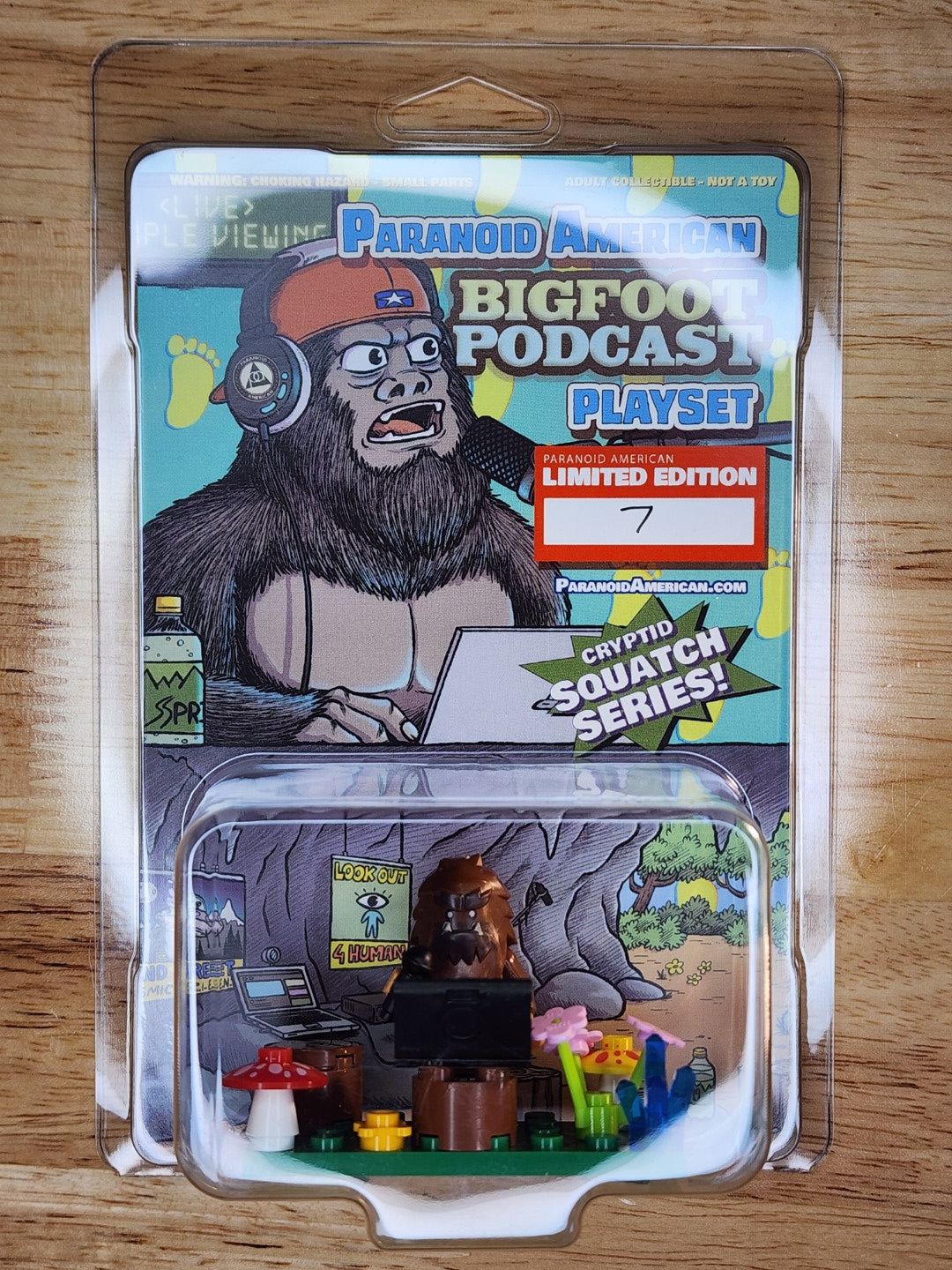 Bigfoot Podcast Playset - Limited Edition Custom Cryptid Toy