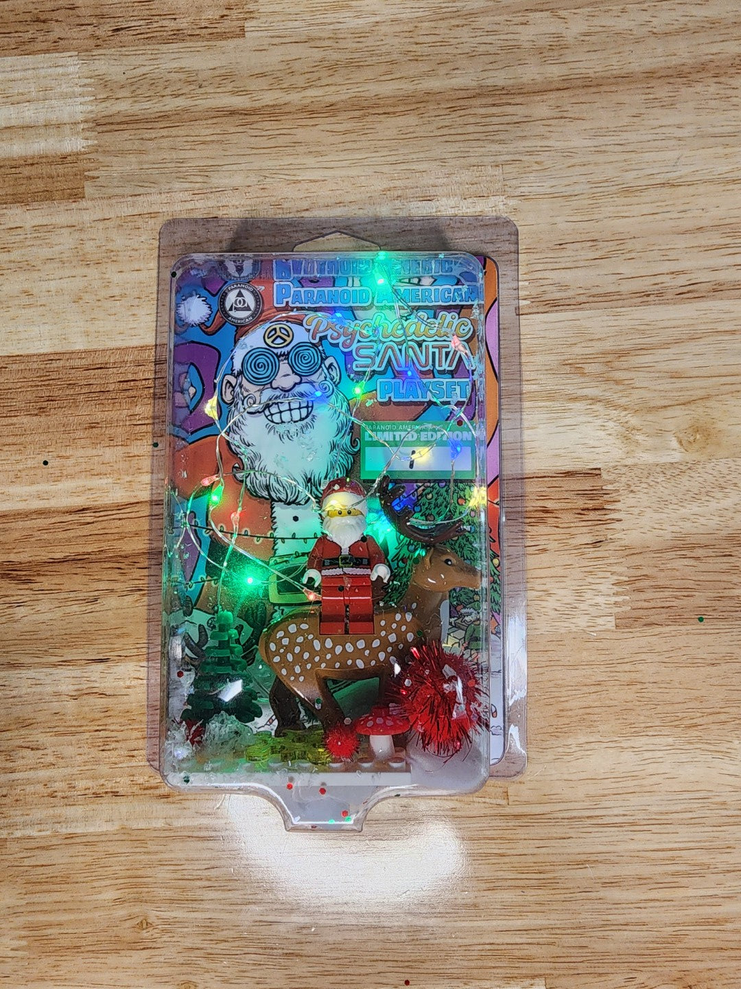 Psychedelic Santa Playset - Limited Edition Custom Toy