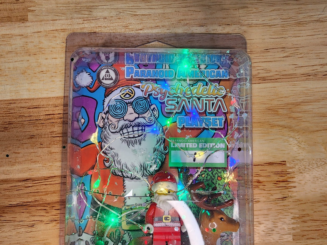 Psychedelic Santa Playset - Limited Edition Custom Toy