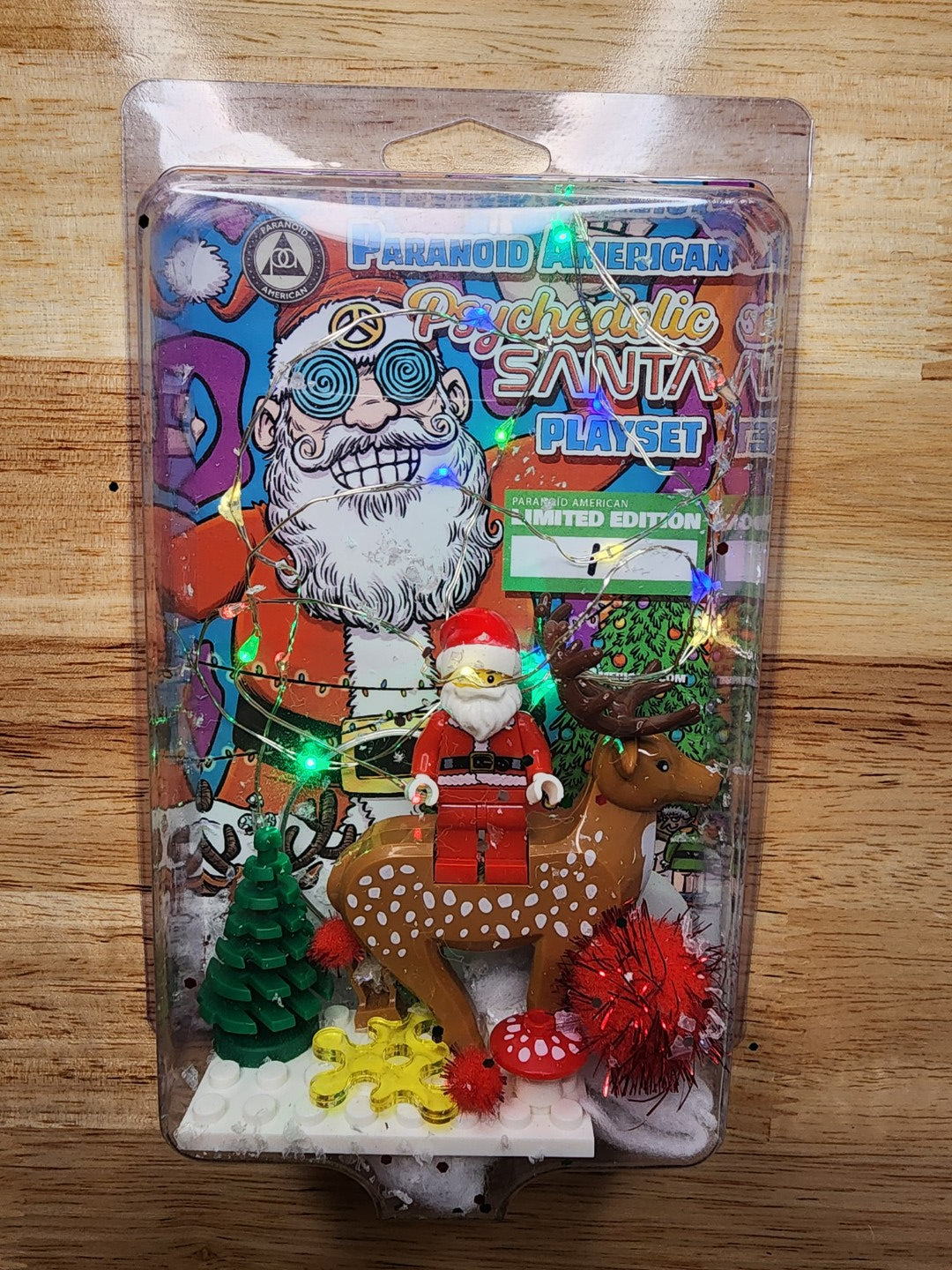 Psychedelic Santa Playset - Limited Edition Custom Toy