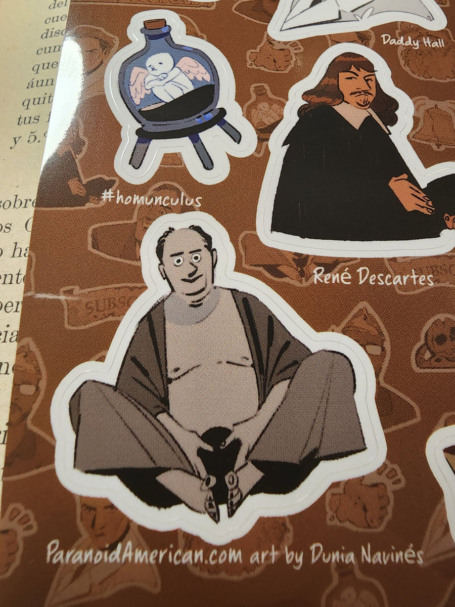 Conspiracy Occult Sticker Sheet Occult Book Club Aleister Crowley