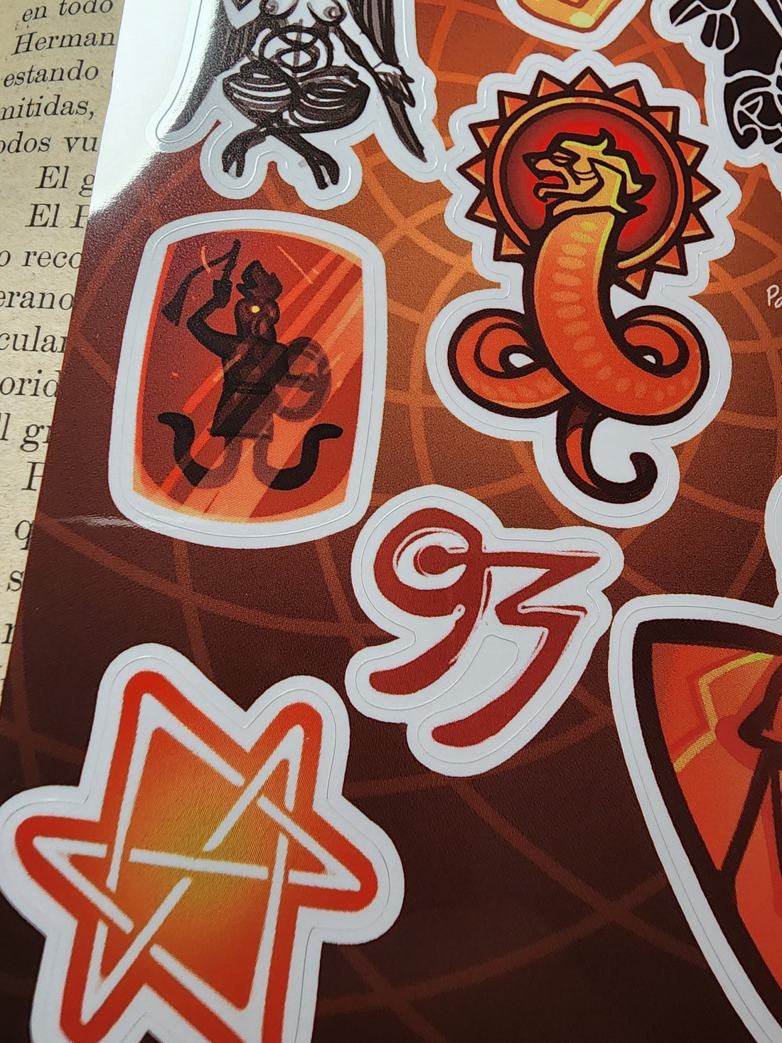 Conspiracy Occult Sticker Sheet Secret Society Aleister Crowley Liber Al Pose Secret Ritual Abraxas Gnostic