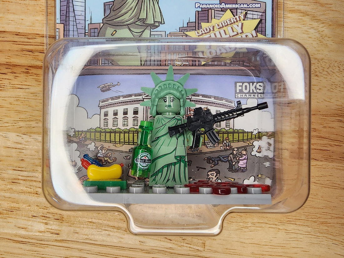 America F*** Yeah! Playset - Patriotic Limited Edition Custom Toy - Paranoid American