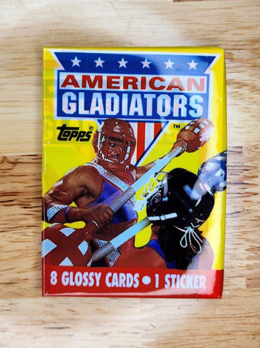 American Gladiators trading cards (1 sealed pack) - Paranoid American