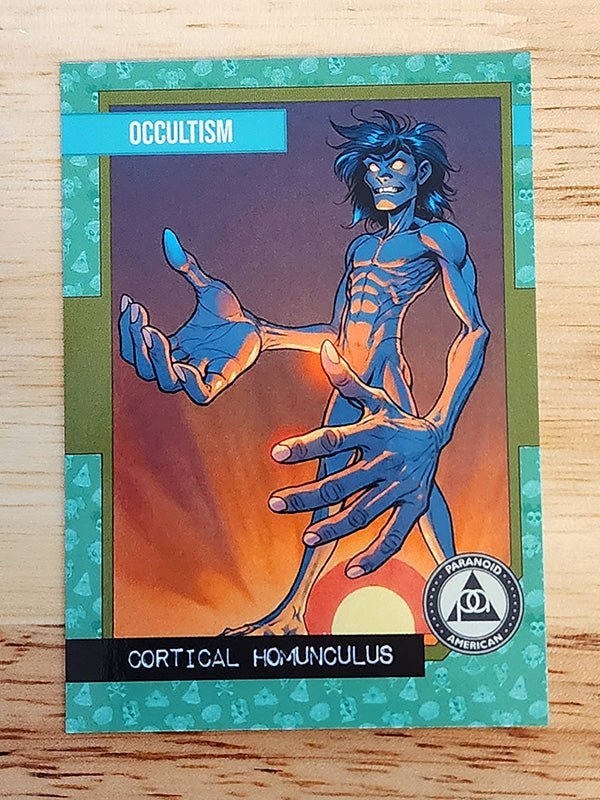 Conspiracy Trading Cards: Conspiracy Cards Pack (5 cards + 1 sticker) - Paranoid American