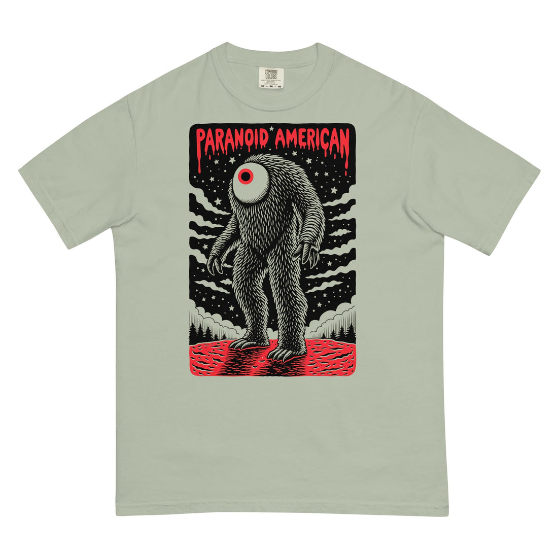 Hairy Cyclops Monster Shirt - Paranoid American