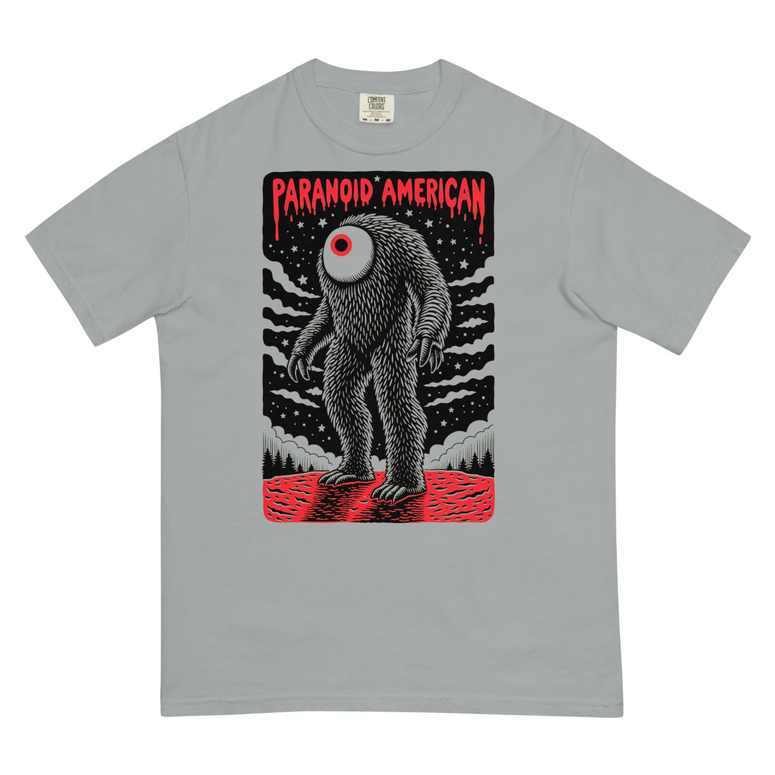 Hairy Cyclops Monster Shirt - Paranoid American