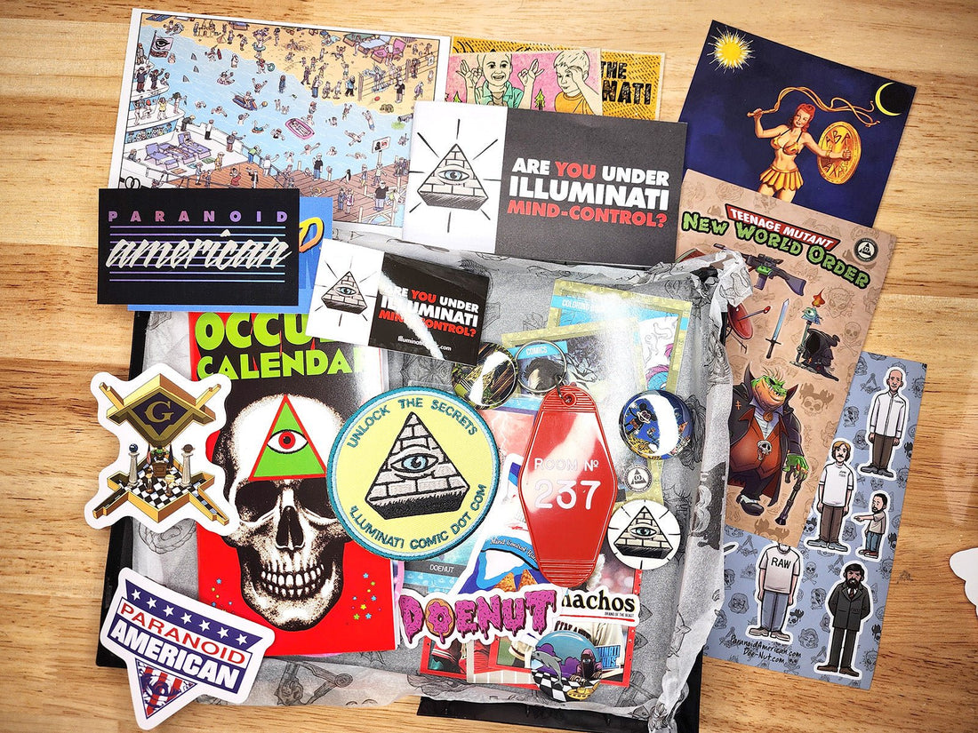 Illuminati Secrets Conspiracy Box - Paranoid American