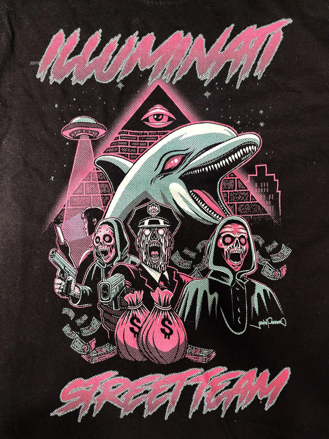 Illuminati Street Team Bundle (Exclusive Shirt + 20 Mini - comics) - Paranoid American