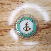 Illuminati Yacht Club Challenge Coin (Limited Edition Gold Enamel) - Paranoid American