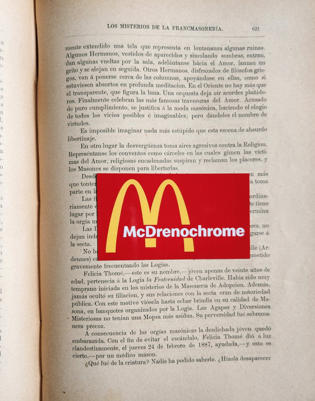 McDrenochrome - 3" Sticker - Paranoid American