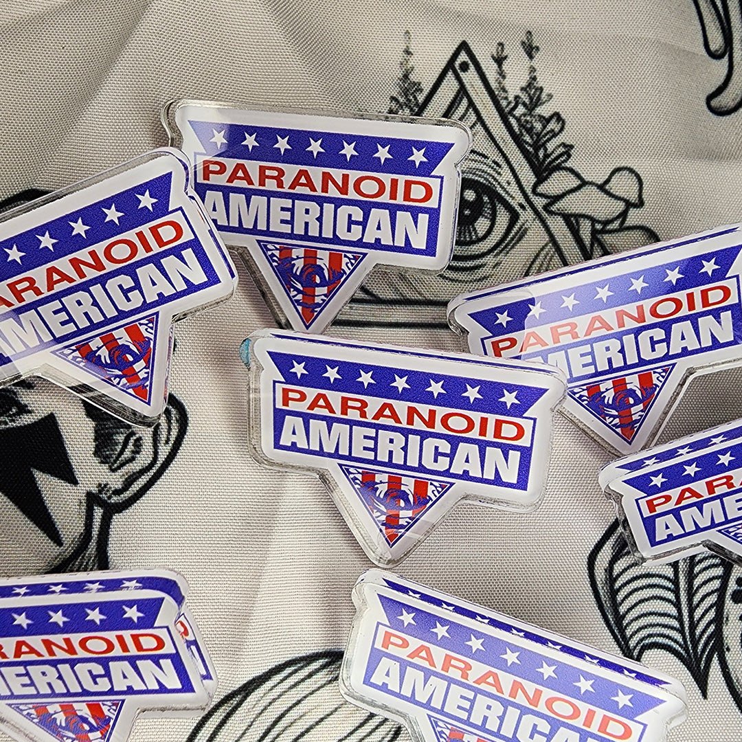 Paranoid American Gladiator Acrylic Pin - Paranoid American
