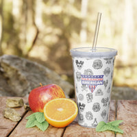Paranoid American Tumbler with Straw - Paranoid American