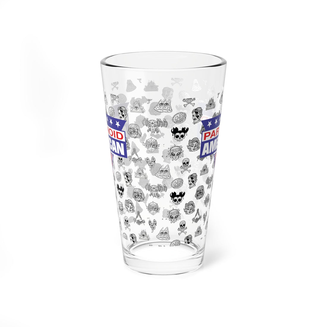 Paranoid Patterns Tumbler, 16oz - Paranoid American