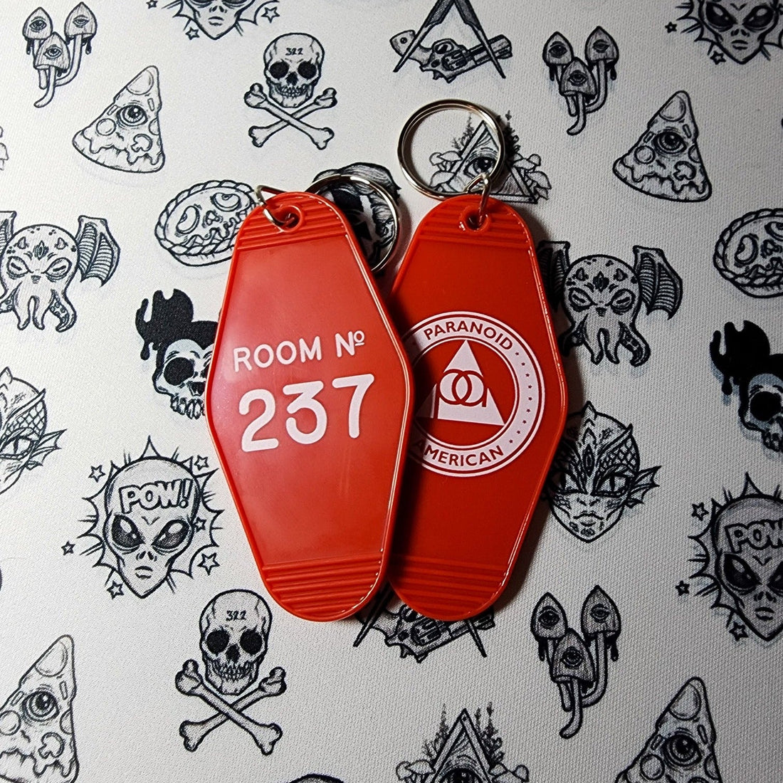 Room 237 Keychain - Paranoid American