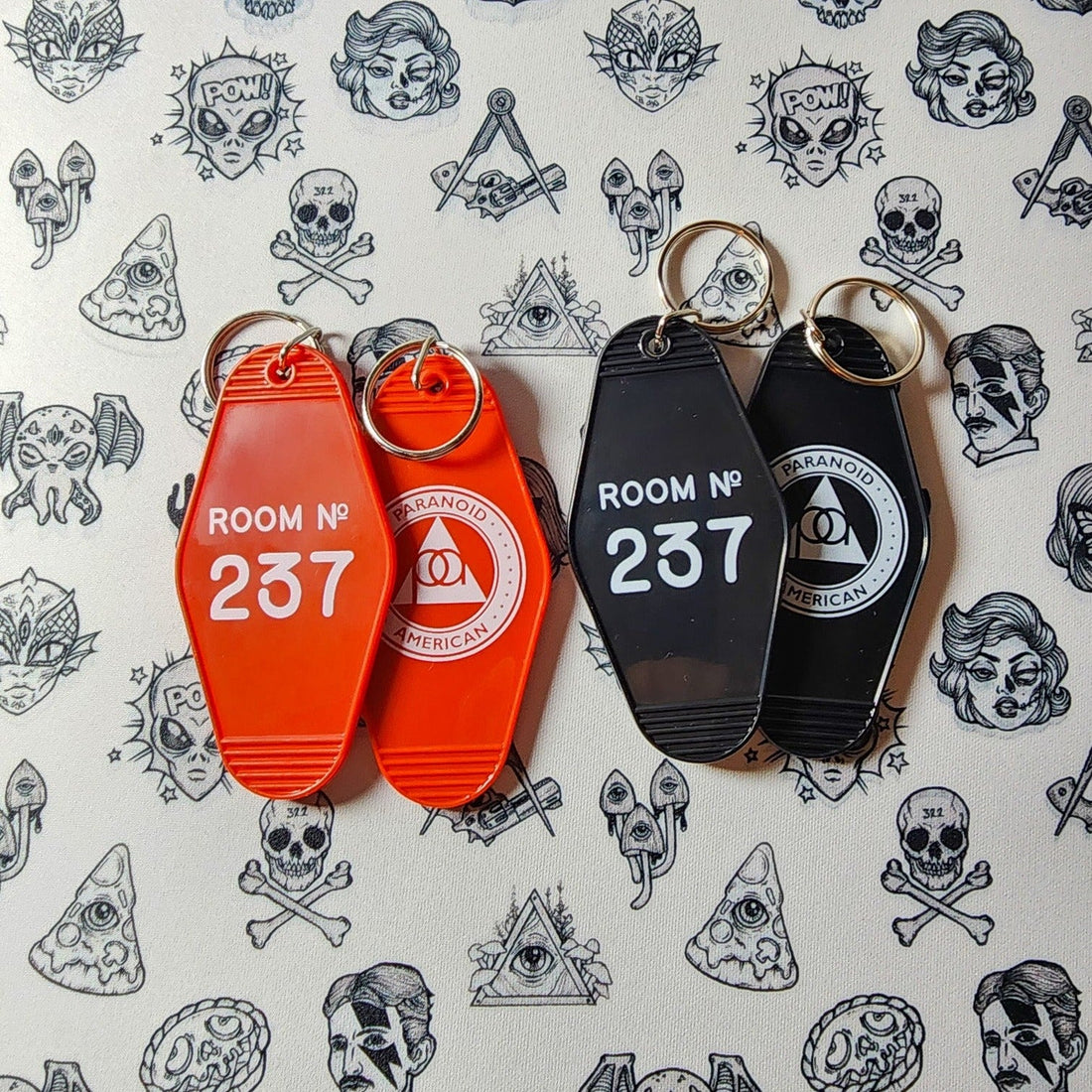Room 237 Keychain - Paranoid American