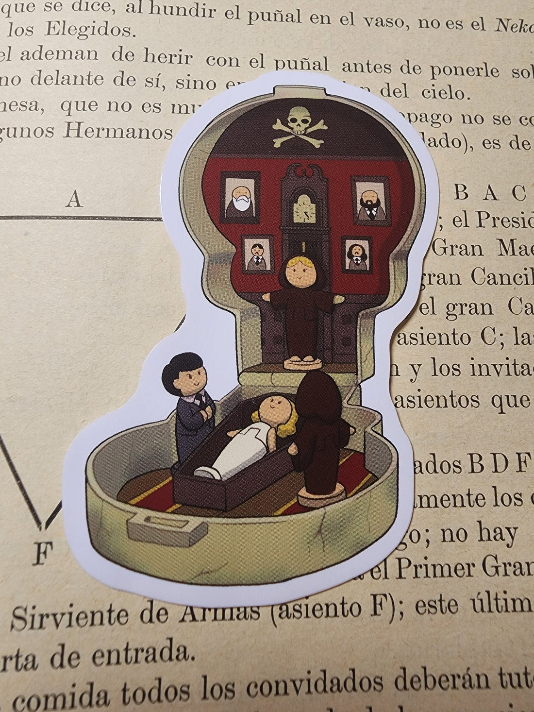 Skull and Bones (Paranoid Pocket) Sticker - Paranoid American