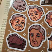 Skull & Bones (322) Sticker Sheet (by Mokopuni) - Paranoid American