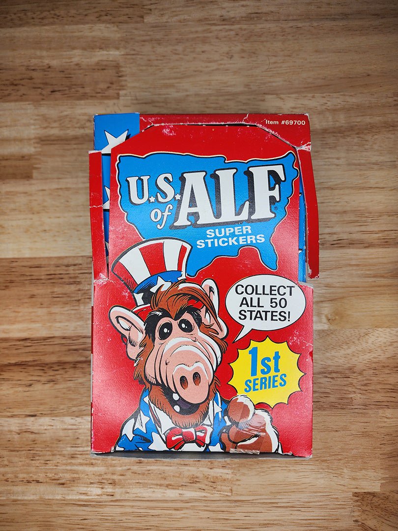US of ALF "Super Stickers" (1 sealed pack) - Paranoid American