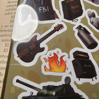 Waco Branch Davidian Sticker Sheet - Paranoid American