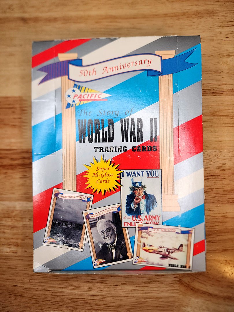 World War II Trading Cards (1 sealed pack) - Paranoid American