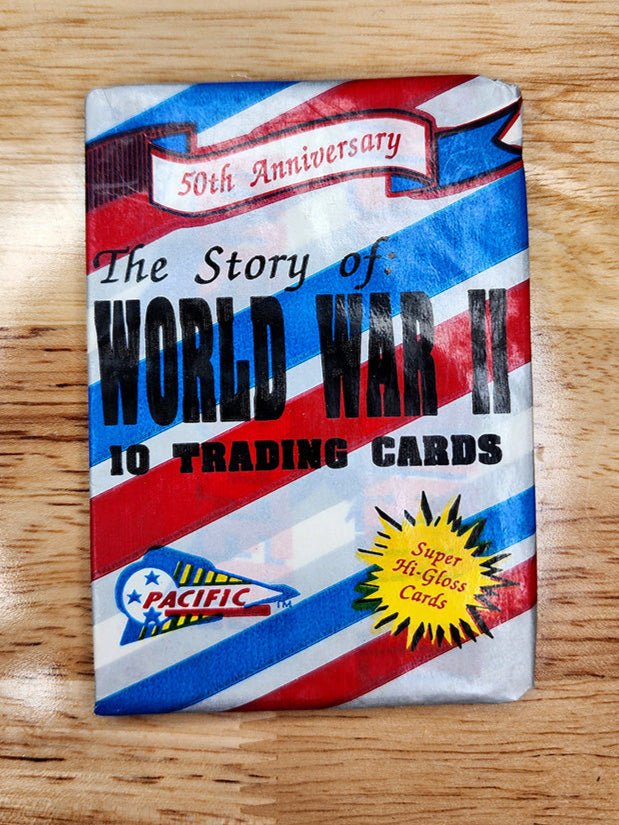 World War II Trading Cards (1 sealed pack) - Paranoid American