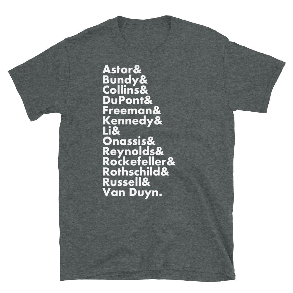 13 Bloodlines of the Illuminati T-Shirt - Paranoid American