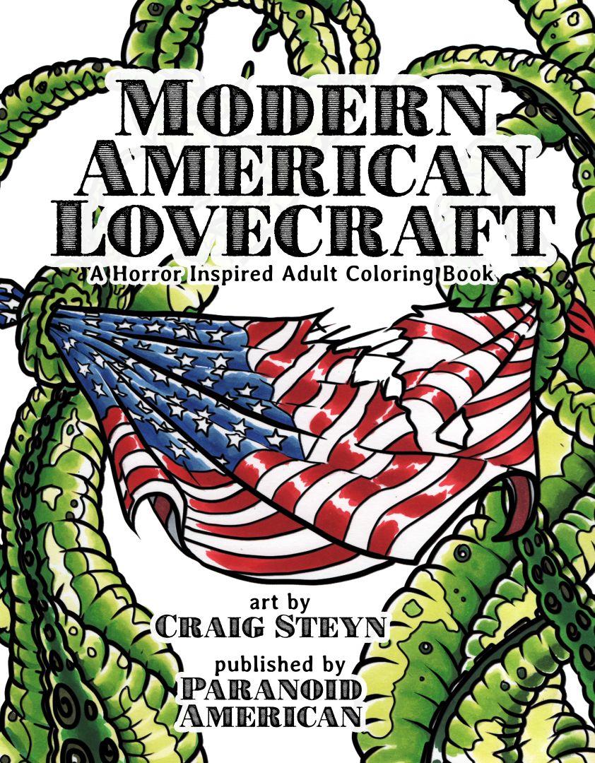 Modern American Lovecraft Coloring Book